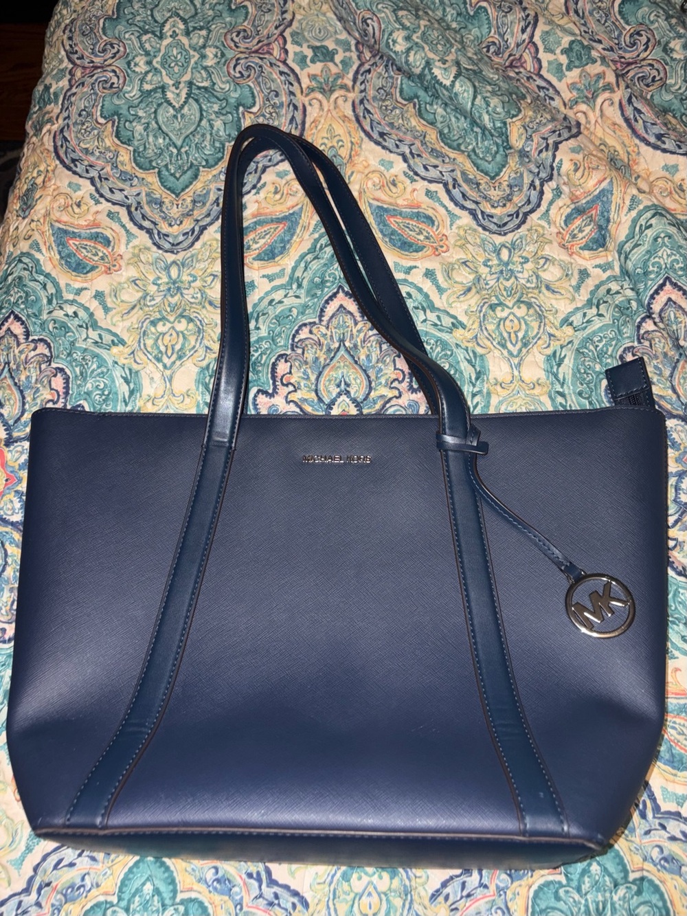 MK Pratt Large Tote Bag in Navy-Unused